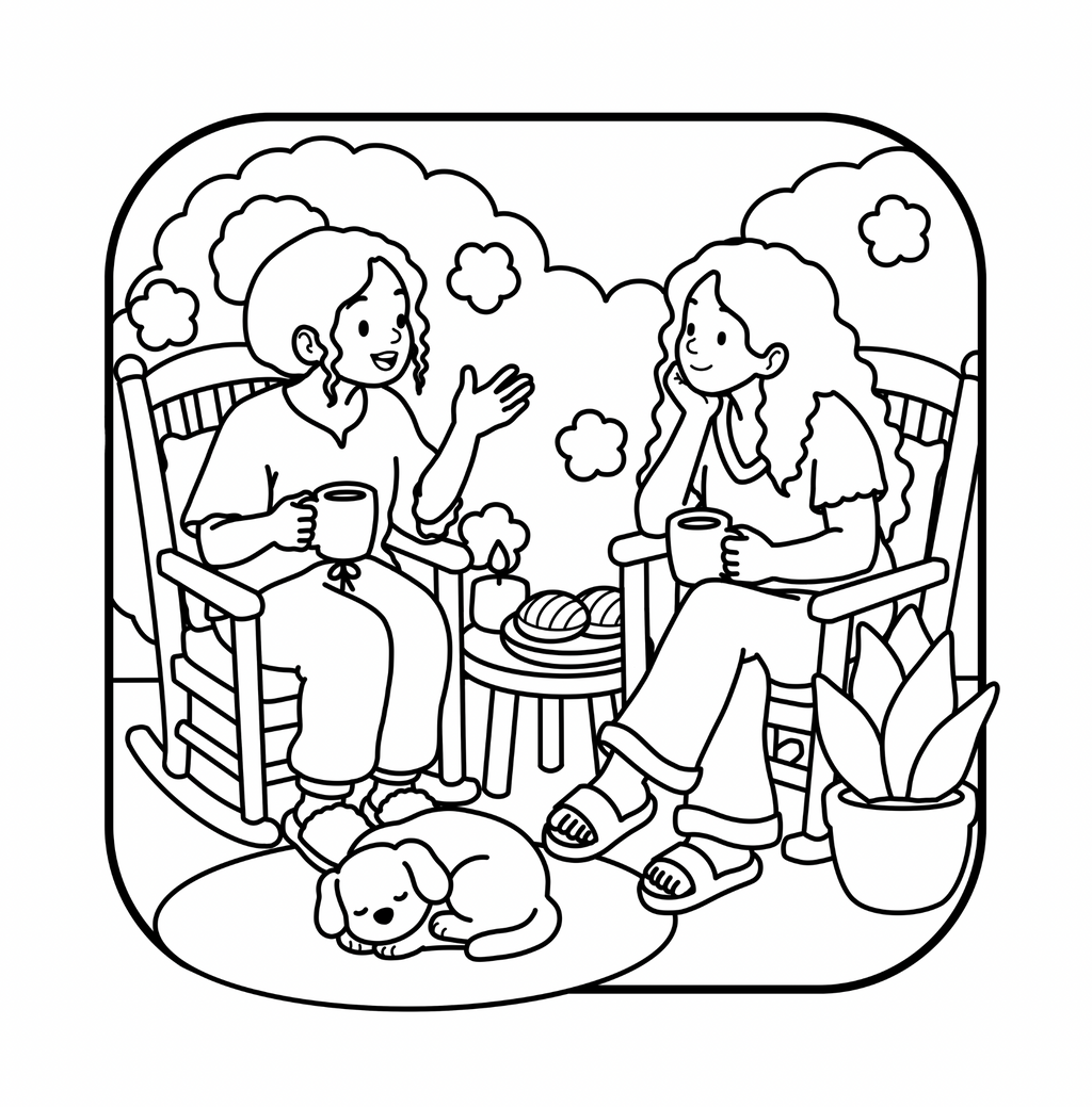 The Little Things: A Coloring Book of Everyday Moments