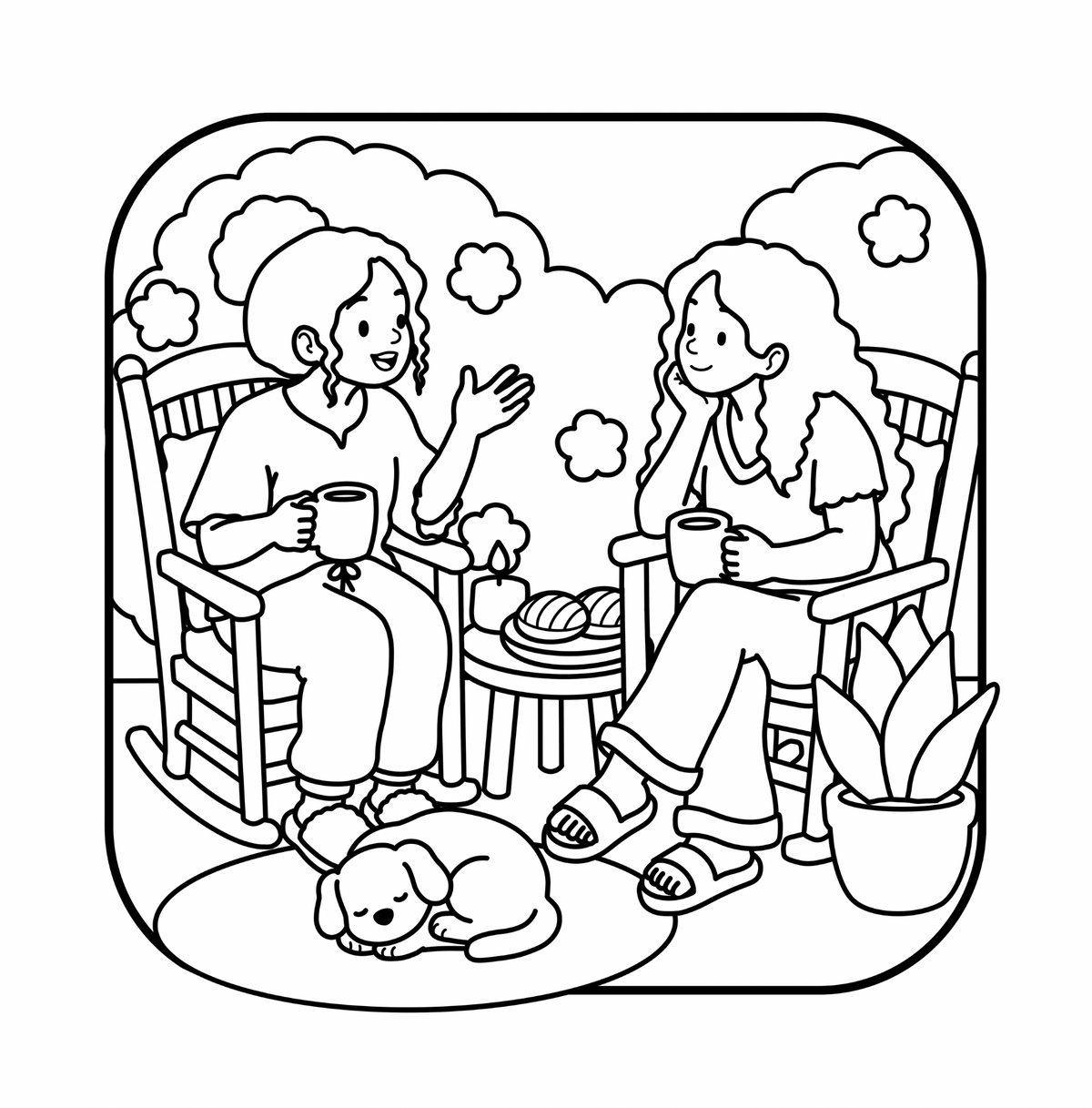 The Little Things: A Coloring Book of Everyday Moments