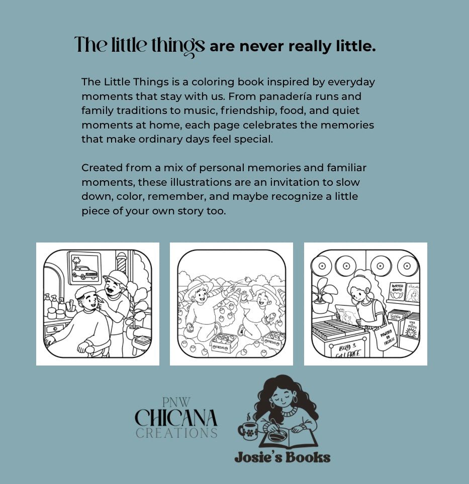 The Little Things: A Coloring Book of Everyday Moments